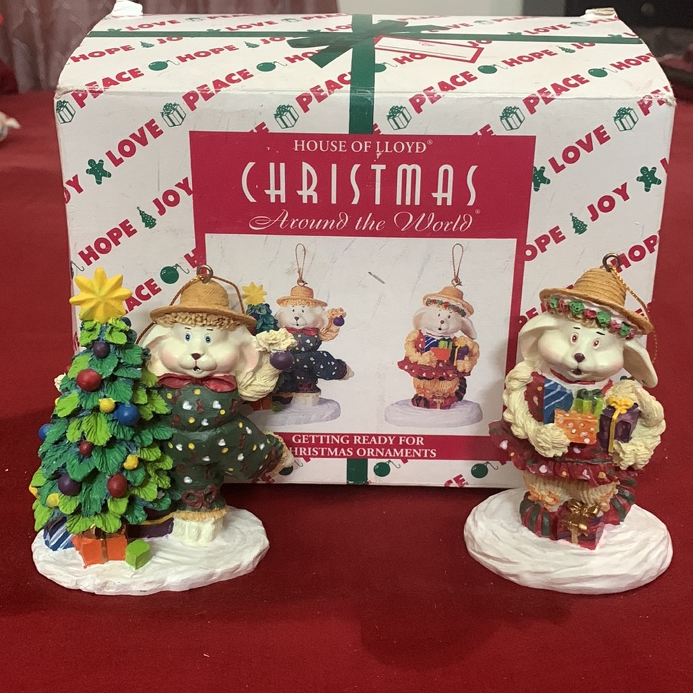Christmas ornaments by House of Lloyd
